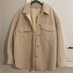 Oversized Fake Wool Coat